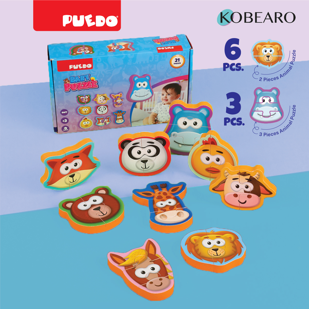 Baby Puzzle Set Set Of 9 Kobearo Sdn Bhd