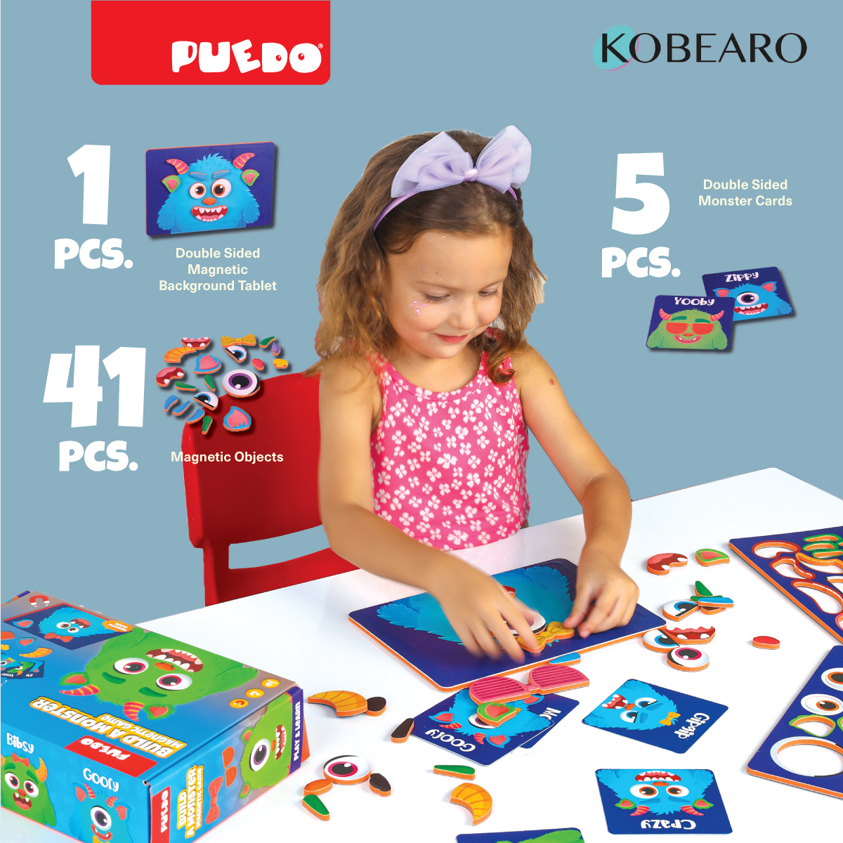 Magnetic Build a monster 2